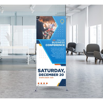 Multifunctional Adjustable X-Banner Stand Package (2.5ft x 6ft)