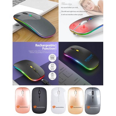 Kidder iBank® LED Wireless Mouse with Built-in rechargeable battery