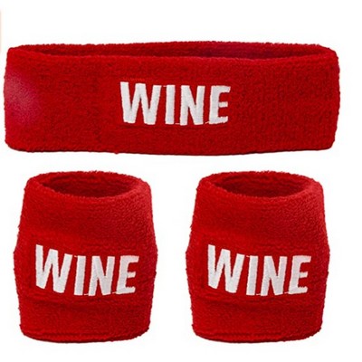 Sweat Headband & Wristband Set