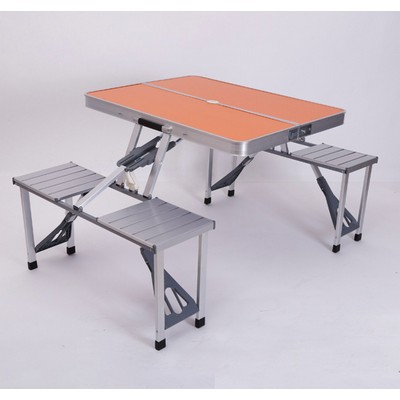 4 Seats Aluminum Alloy Portable Desk