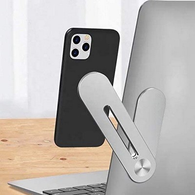 Magnetic Phone Expansion Bracket for Laptop Adjustable Cell Phone Stand Monitor Side Mount Holder