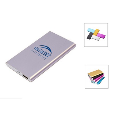 4000 Mah Aluminum Slim Power Bank