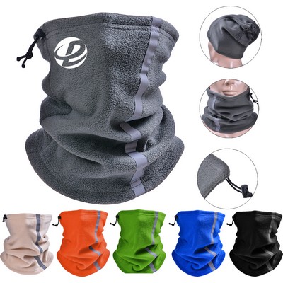 Fleece Neck Warmer Gaiter Thick Thermal Windproof for Unisex