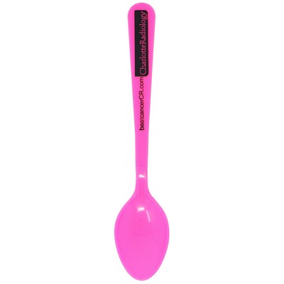 6" Soda Spoon with 1 Color Imprint