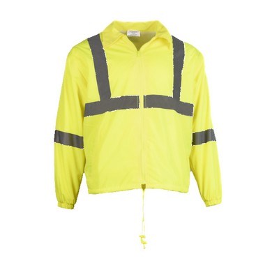 Hi-Vis ANSI Class 3 Safety Windbreaker