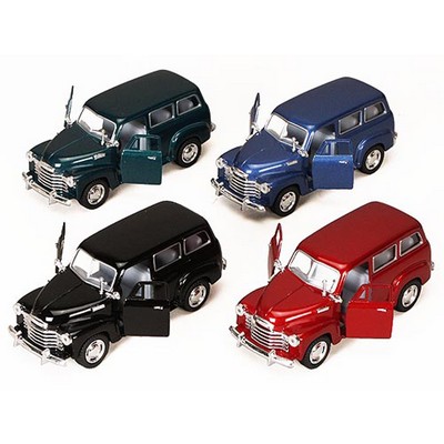 4.5" 1950 Chevy Suburban Diecast Replica