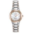 Citizen® Ladies' Chandler Eco-Drive® Two-Tone Watch w/Mother of Pearl Dial