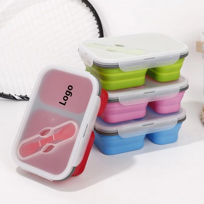 Collapsible Food Storage Container Bento Lunch Box