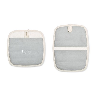 La Cuisine Potholder Hot Pad Set - Grey