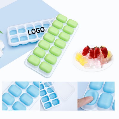 Convenient Easy-Release Ice Tray with Lid