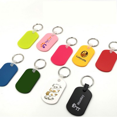 Plastic Hotel Keychain / Motel Key Tag