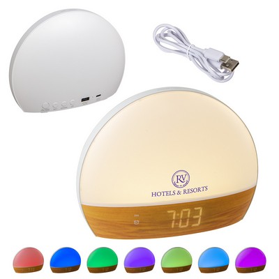 Daybreak Digital Alarm Clock with Sunrise Simulation