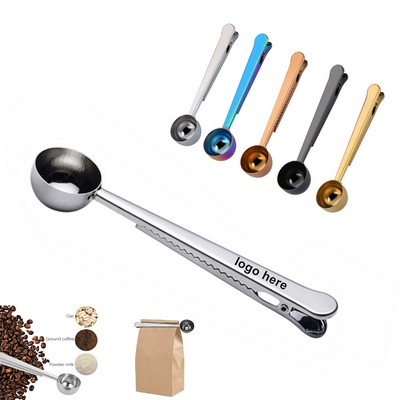 Measuring Coffee Scoop with Bag Clip