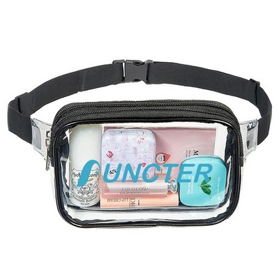 Transparent PVC Waist Pack Crossbody Bag