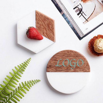 CorkCoast Ceramic Coaster with Cork Bottom for Absorbent and Stylish Table Protection