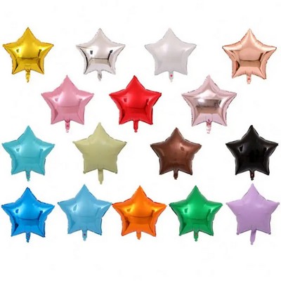 Star Shaped Foil Balloons