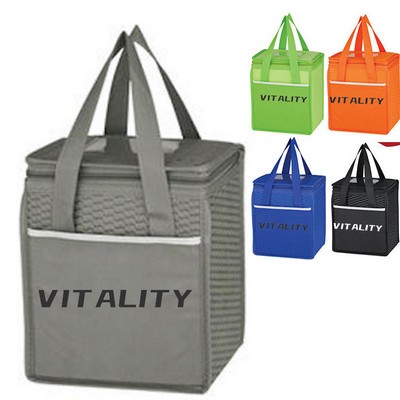 Non-Woven Wave Design Lunch Bag