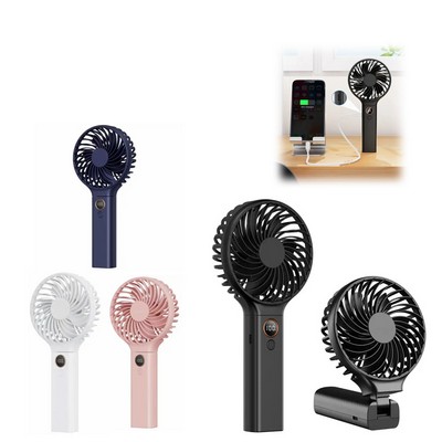 Foldable 5000mAh Battery Handheld Air Cooling Mini Fan