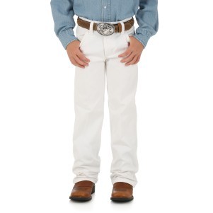 Wrangler® Boy's White Cowboy Cut® Original ProRodeo Jeans