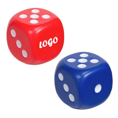 Dice Shaped Stress Ball