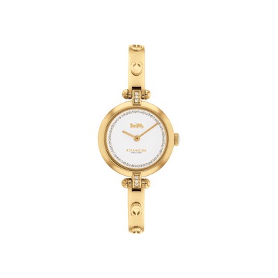 Coach® Cary Ladies Gold Tone Watch w/Bangle Bracelet