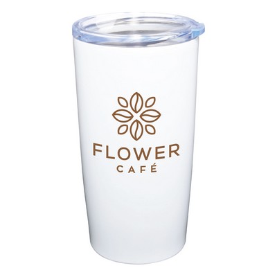 20 oz. White Stainless Steel Pro20 Tumbler