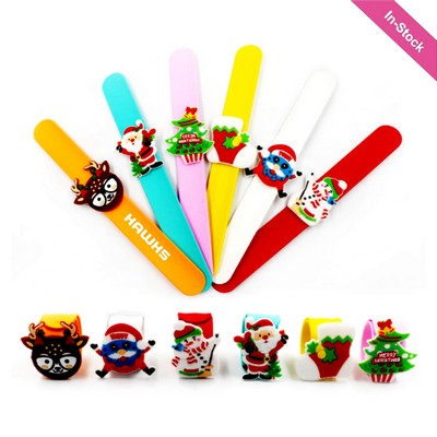 Christmas Silicone Slap Bracelet