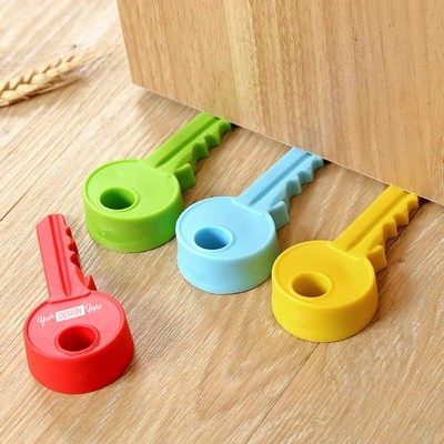 Rubber Key Shape Door Stopper Wedge