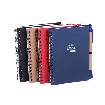 Kraft Cover Spiral Notebook