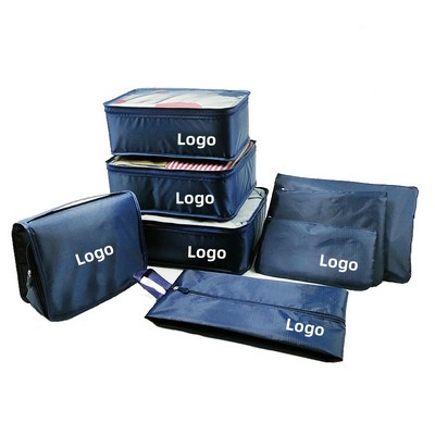 8 PCS Set Travel Storage Bag and Luggage Organizers