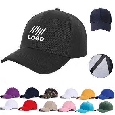 Cotton Twill 6 Panel Low Profile Baseball Cap