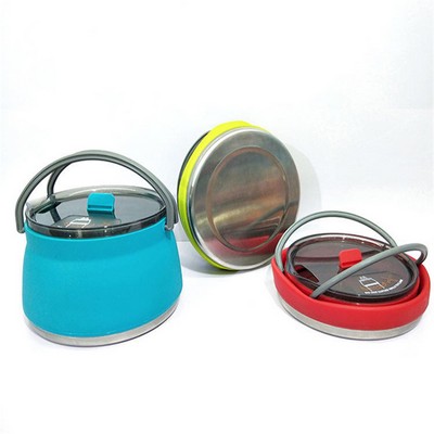 Silicone Hot Water Kettle Portable Food Grade Water Pots