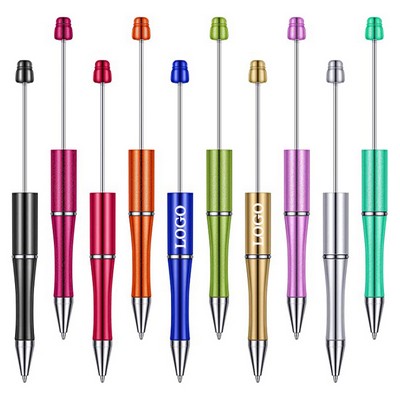 Plastic beadable pen