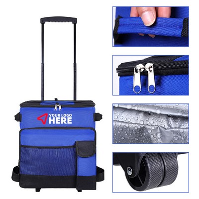 Removable Wheels Insulated Portable Rolling Cooler