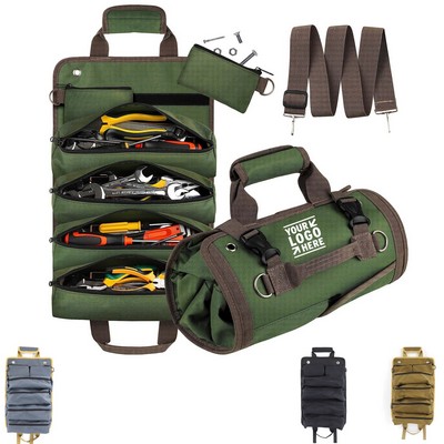 Tool Organizer Roll Up Bag