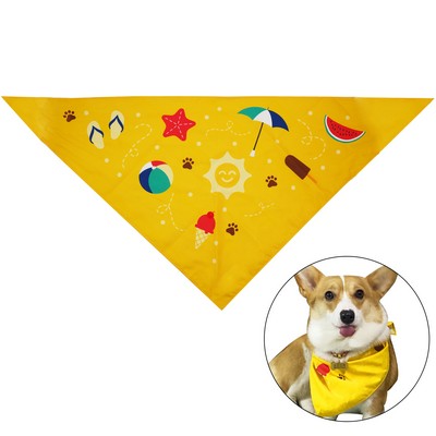 Sublimated Triangle Pet Bandana/Bandannas