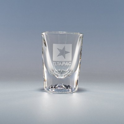 2 Oz. Fluted Shot Glass (Set of 2)