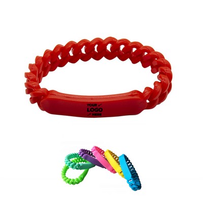 Silicone Chain Link Bracelet