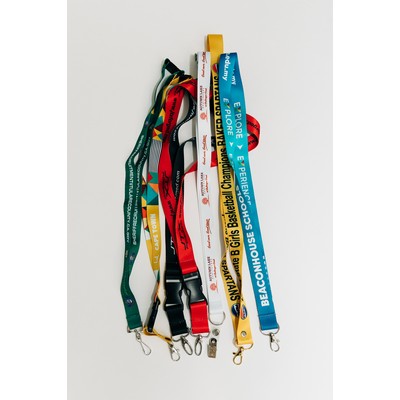 1/2" Lanyard, Full Color Polyester