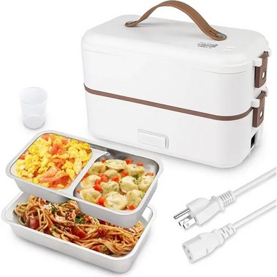 Double-Layer Self-Heating Lunch Box