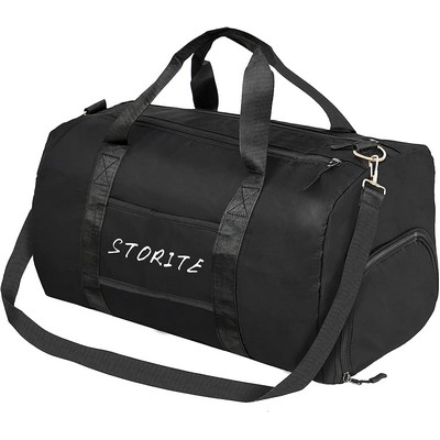 Gym Dry Wet Separated Duffle Bag (17" X 10" X 8")