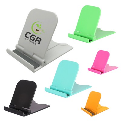 Portable Foldable Mobile Phone Stand Adjustable Desk Bed Travel Office Airplane Kickstand