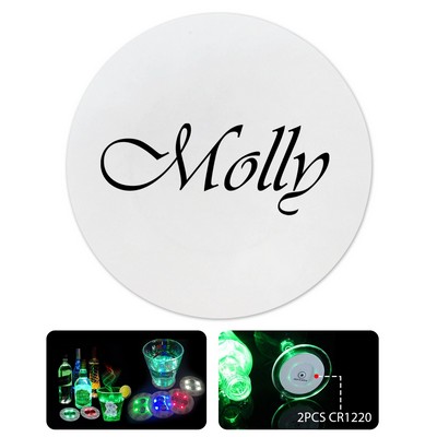 Led Sticker Coaster Discs