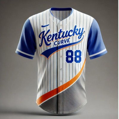 Sublimated Traditional Full Button Softball Jersey