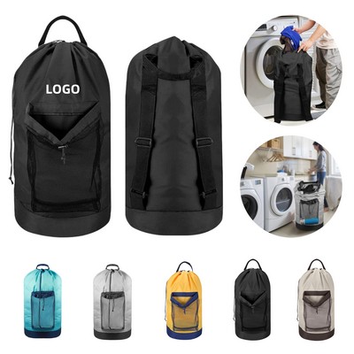 Drawstring Laundry Backpack