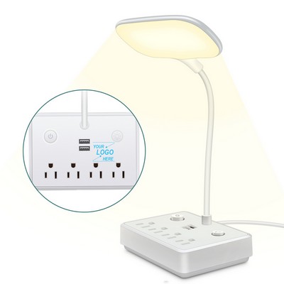 USB Power Strip with LED Light