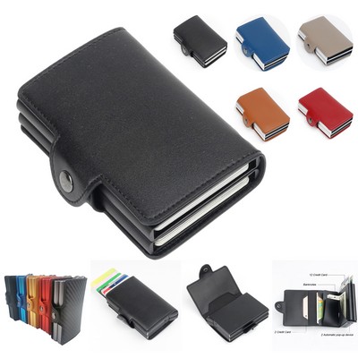 Double Anti RFID Credit Card Holder Case