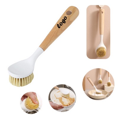 Kitchen Dish Brush With Wooden Handle