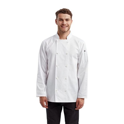 Artisan Collection By Reprime Unisex Long-Sleeve Recycled Chef's Coat