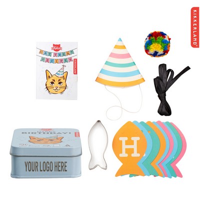 Kikkerland Cat Happy Birthday Kit